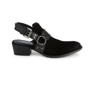 SPLENDID BLACK SUEDE BOOTIES 7.5